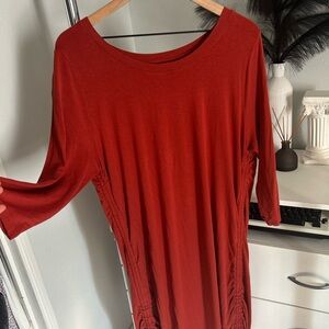 Terra & Sky Rich Red Dress